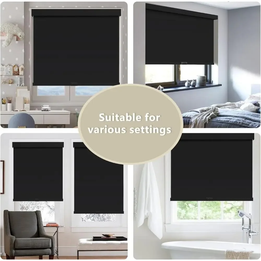 SUNOFF Cordless Blackout Roller Shade Blind 32
